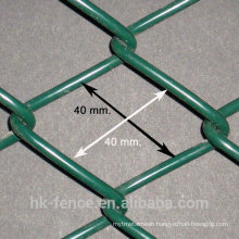 Golf boundary chain link fence cyclone fence